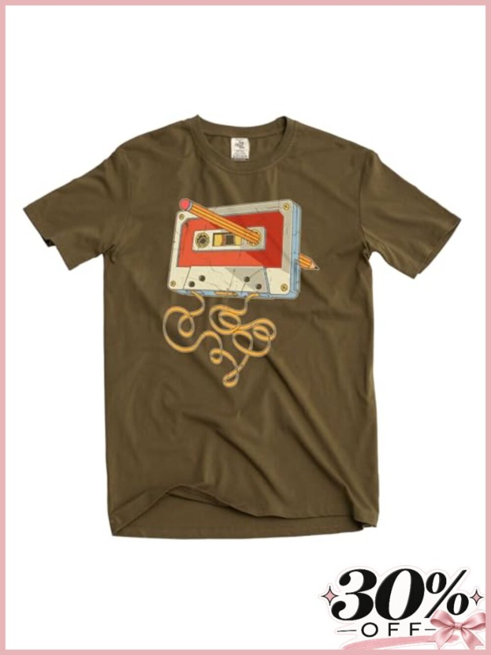 Men's Funny Graphic T-Shirt 80s 90s Retro Cotton Crew Neck Tee